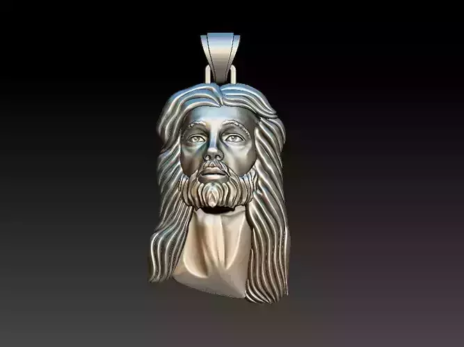 Jesus Face Pendant