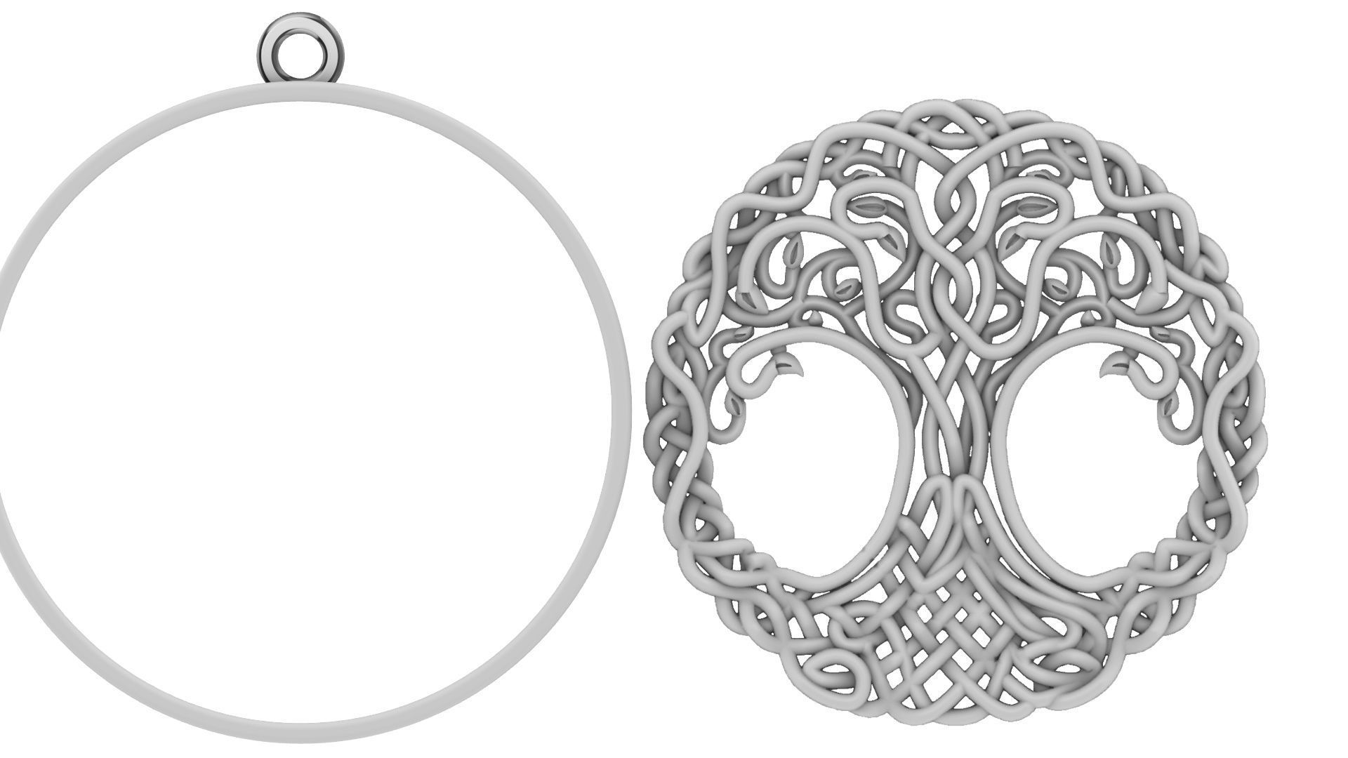 Celtic Tree Of Life Arvore da Vida Celta 3D print model_5