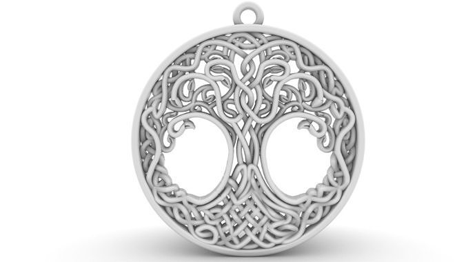 Celtic Tree Of Life Arvore da Vida Celta 3D print model