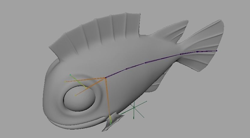 Cartoon Fish 19 Low-poly 3D model_6