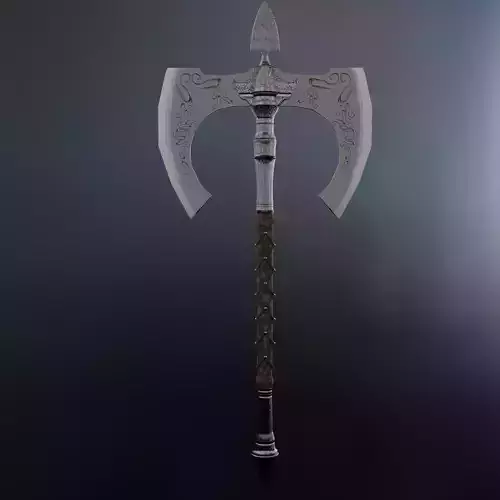 Double Medieval Axe - Medieval weapons