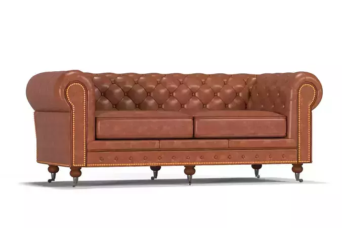 Brooklyn Chesterfield Leather Sofa