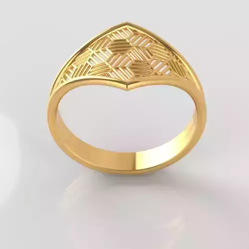 Ring with pattern