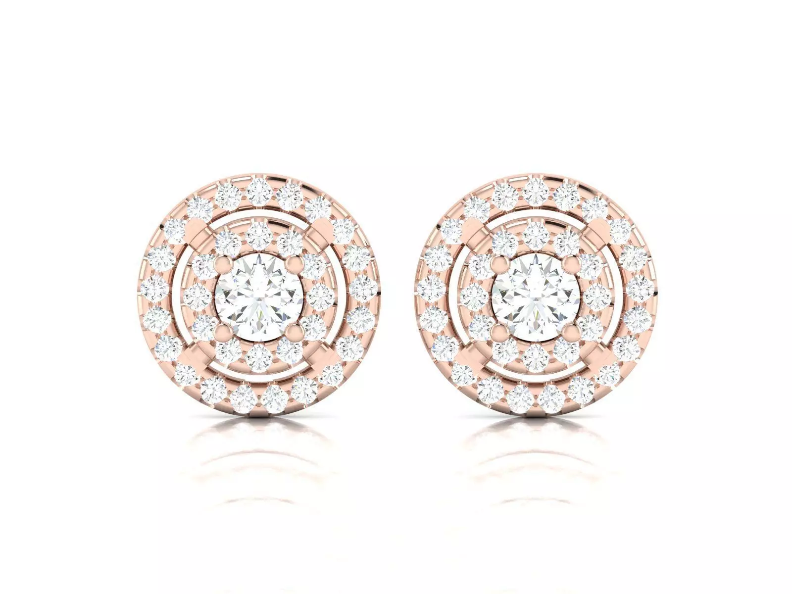 Diamond Earrings Women Earrings  3D print model_0