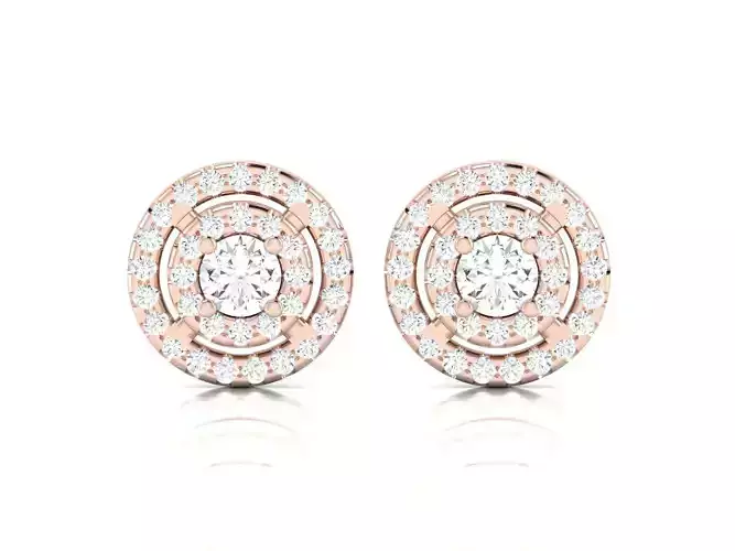 Diamond Earrings Women Earrings  3D print model