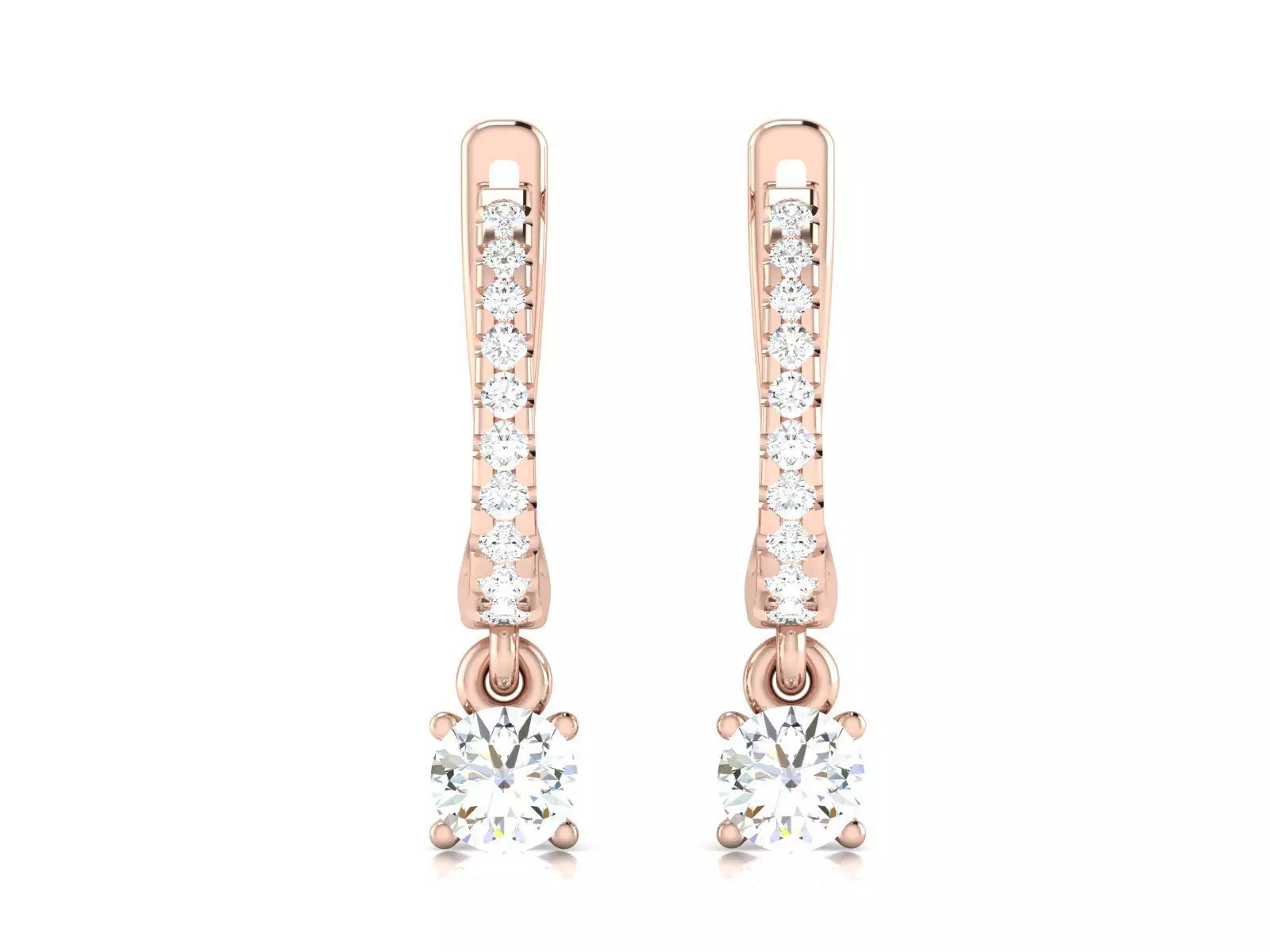 Earring Women Stud earrings 3D print model
