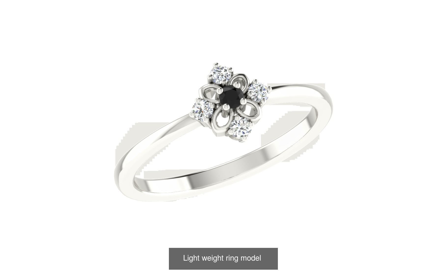 143 Light weight ring model  3D Model Collection_66