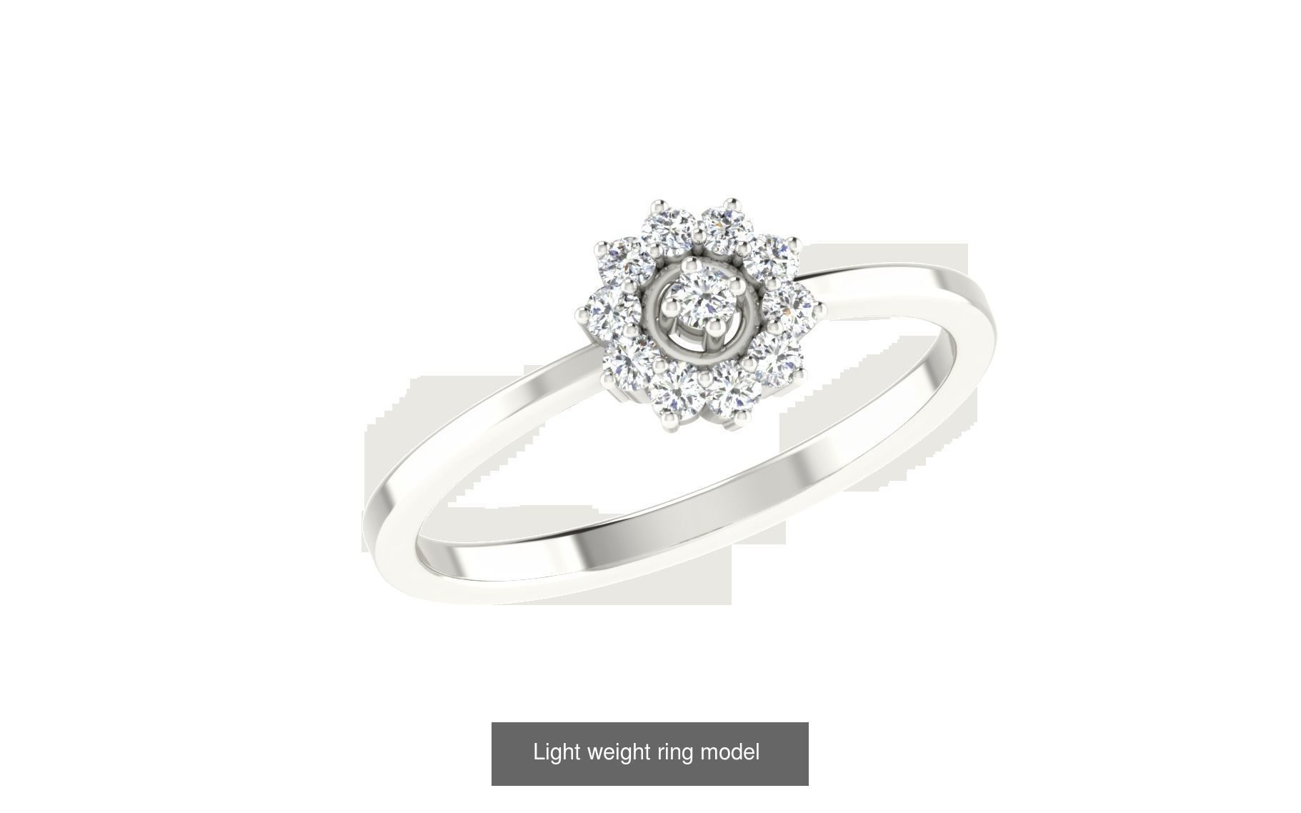 143 Light weight ring model  3D Model Collection_65