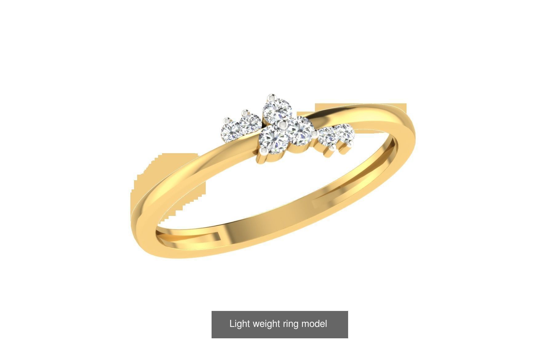 143 Light weight ring model  3D Model Collection_62