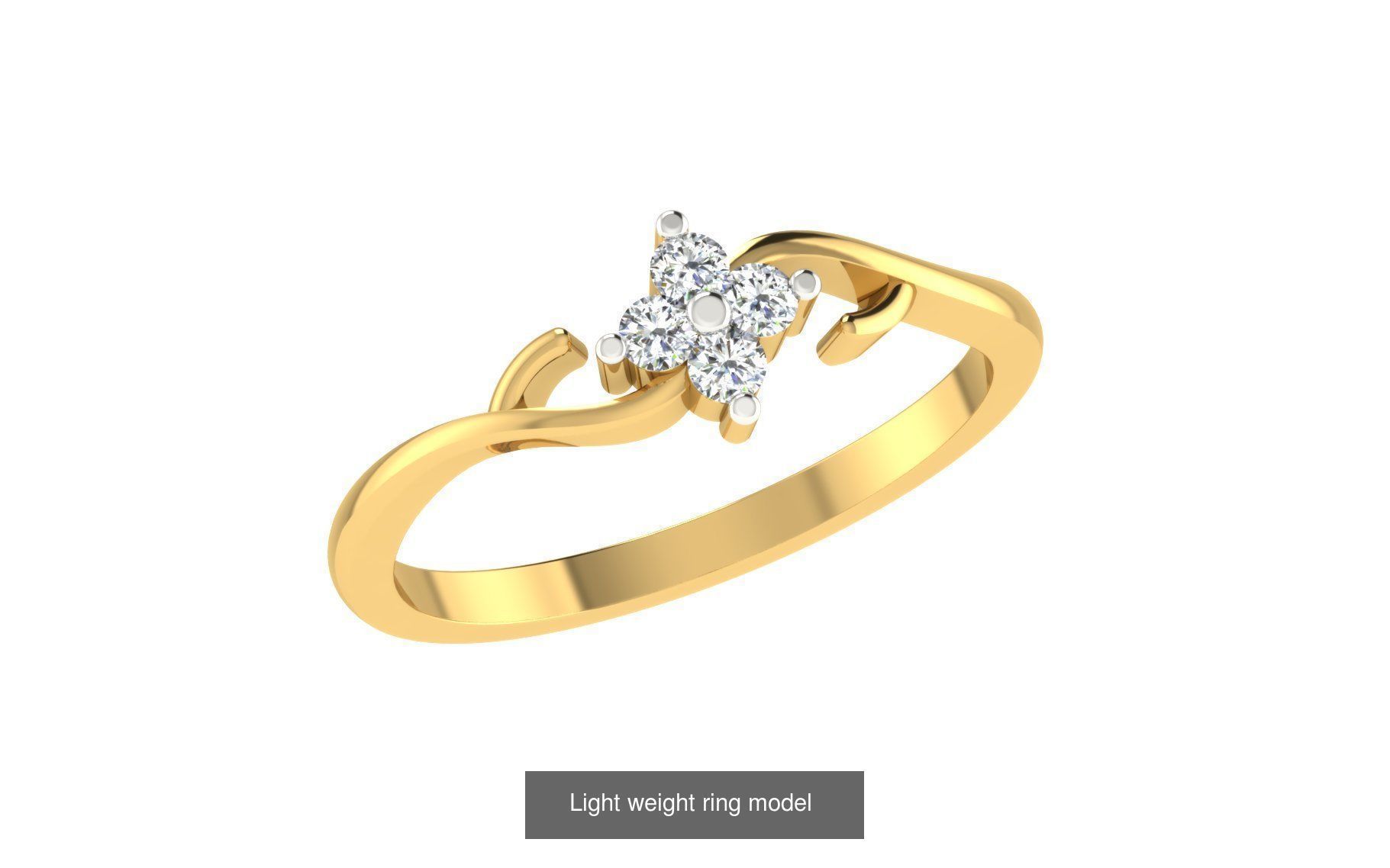 143 Light weight ring model  3D Model Collection_91