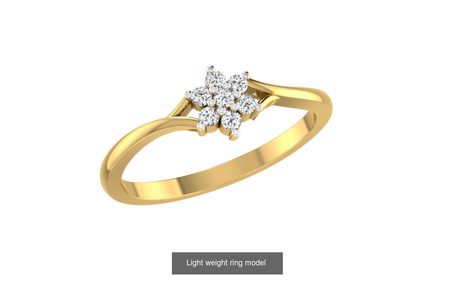 143 Light weight ring model  3D Model Collection_90