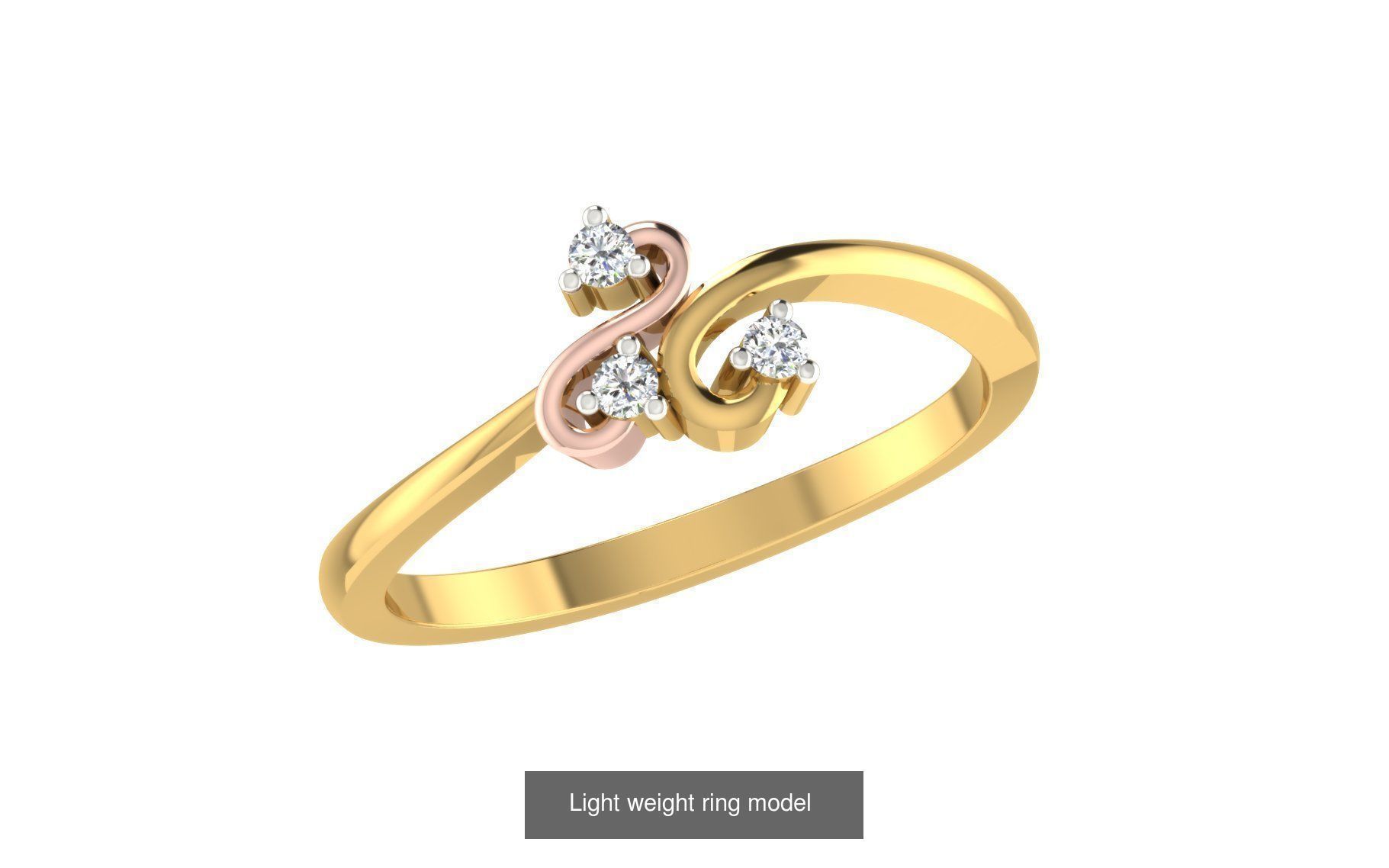 143 Light weight ring model  3D Model Collection_100