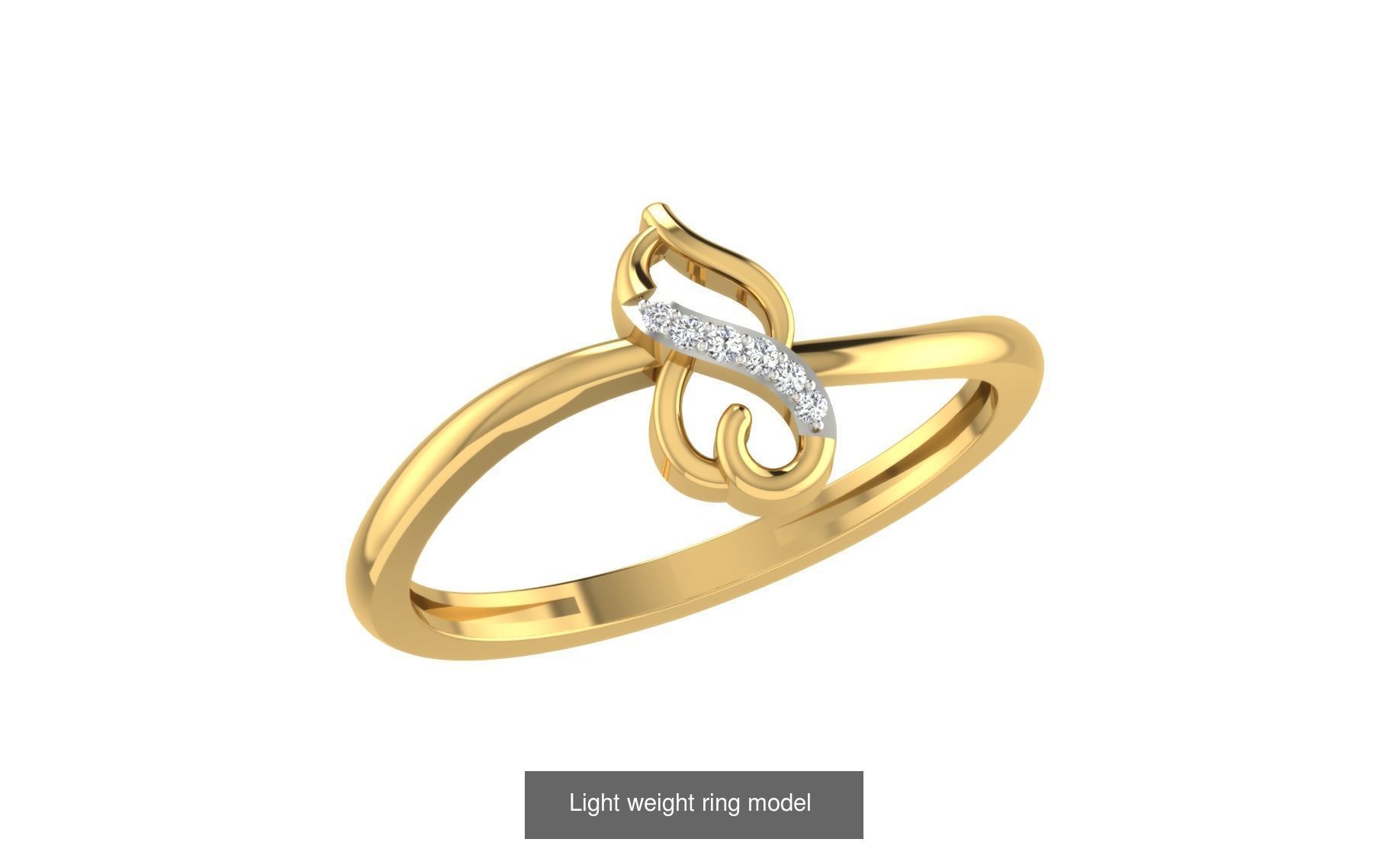 143 Light weight ring model  3D Model Collection_47