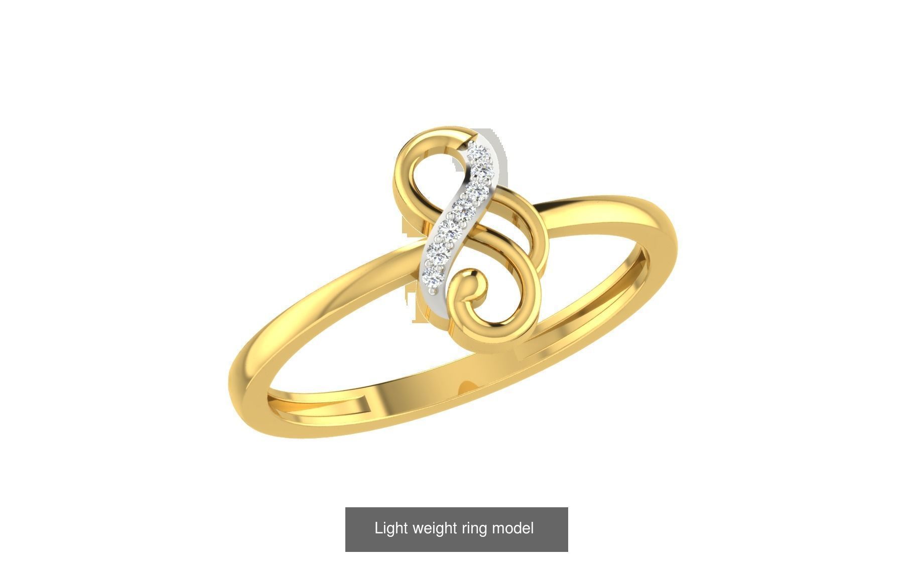 143 Light weight ring model  3D Model Collection_55