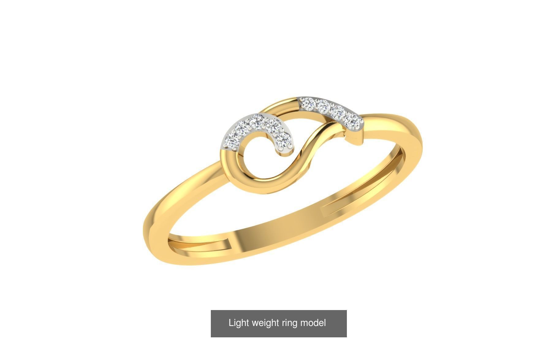 143 Light weight ring model  3D Model Collection_29