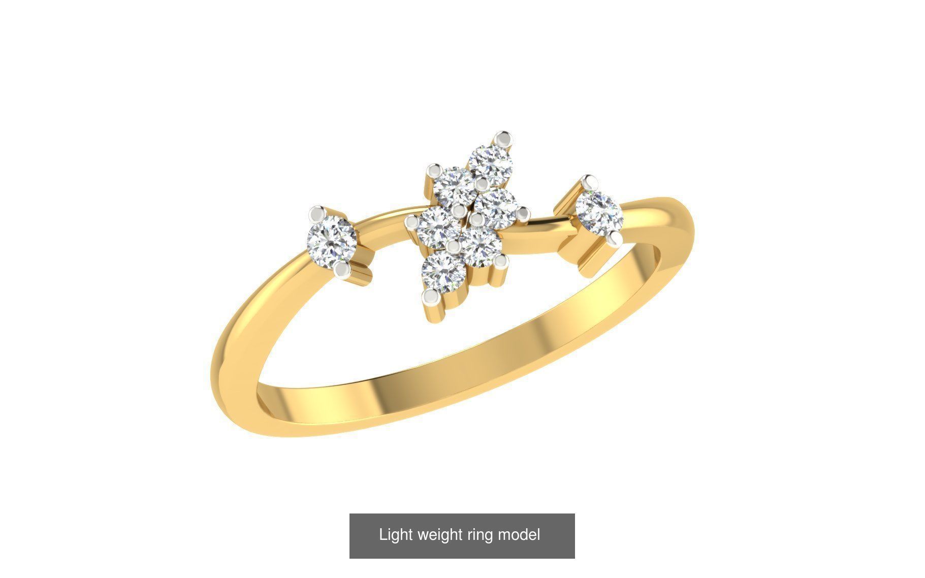 143 Light weight ring model  3D Model Collection_98