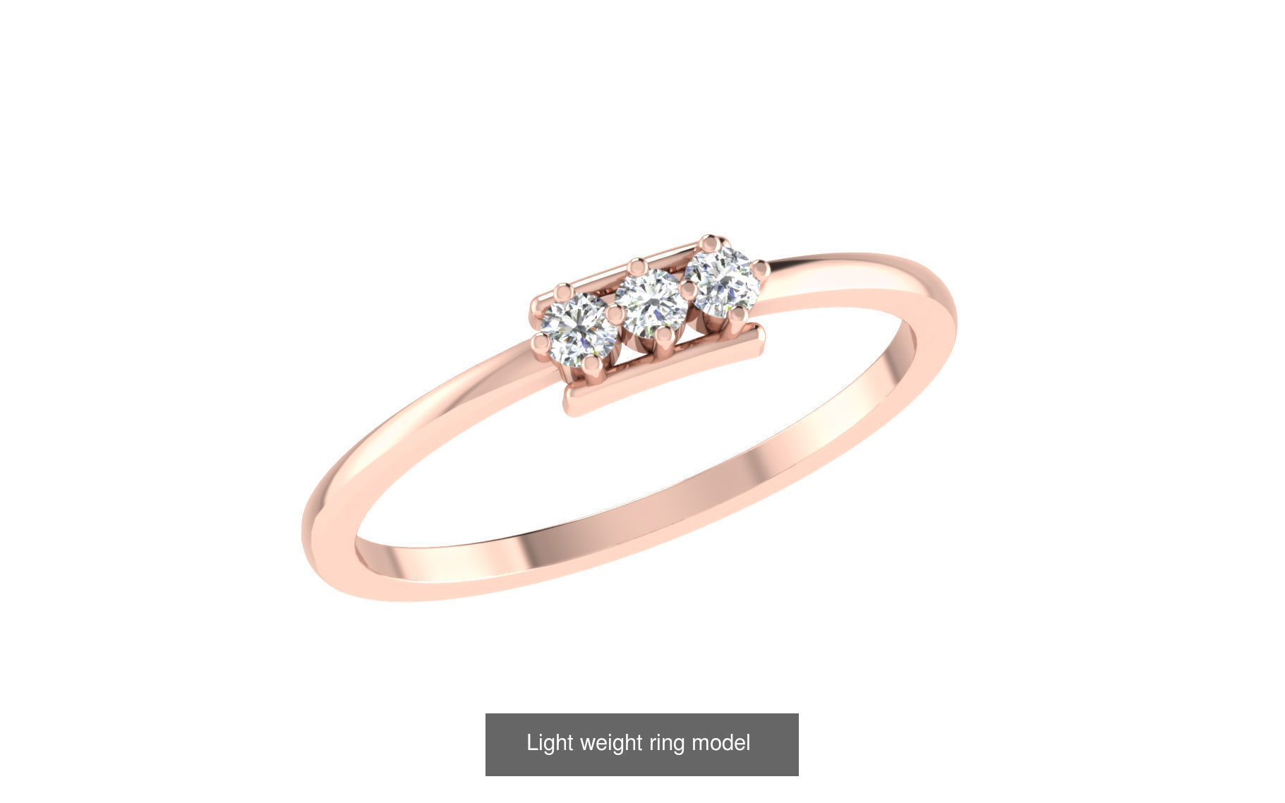 143 Light weight ring model  3D Model Collection_18