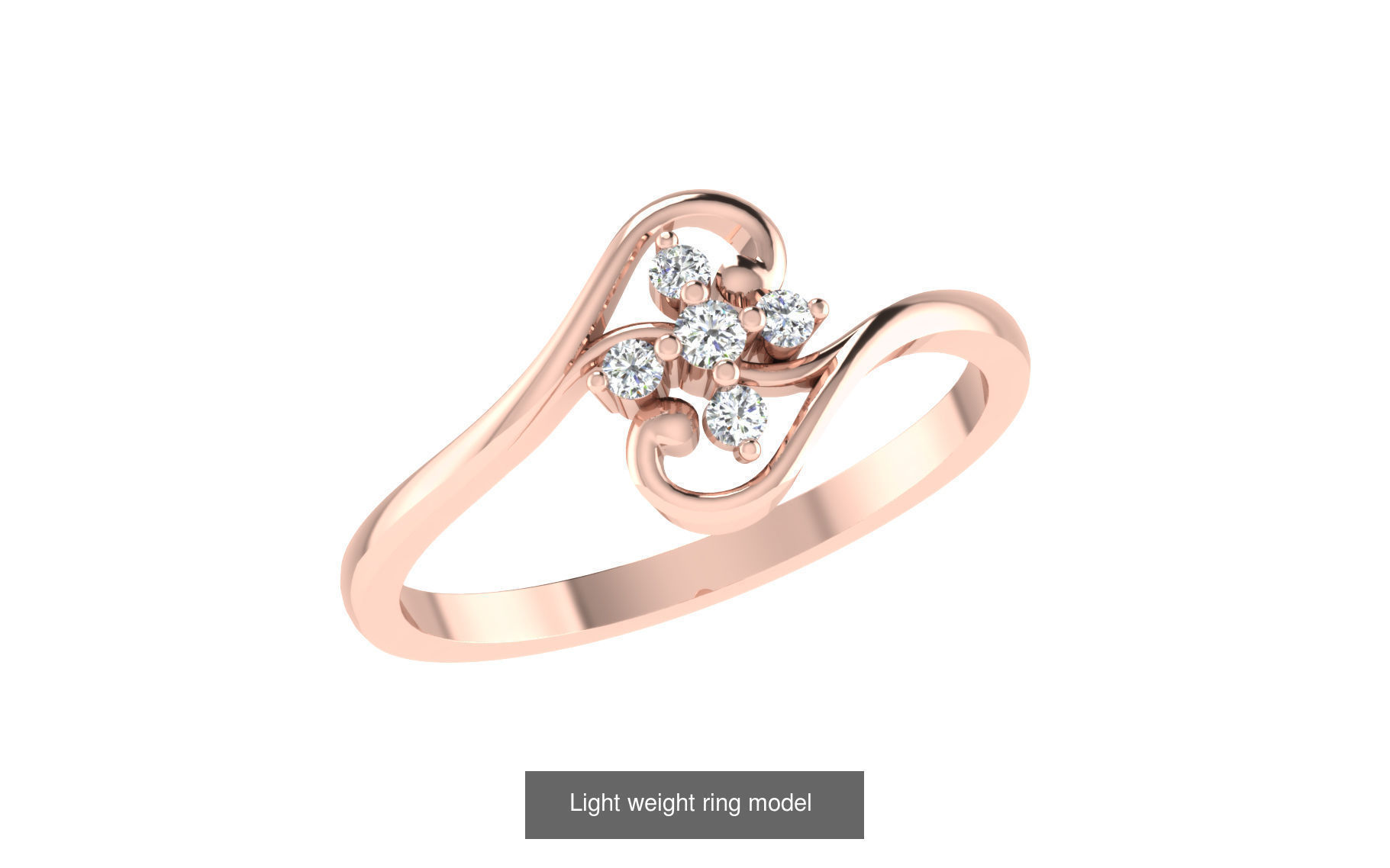 143 Light weight ring model  3D Model Collection_150