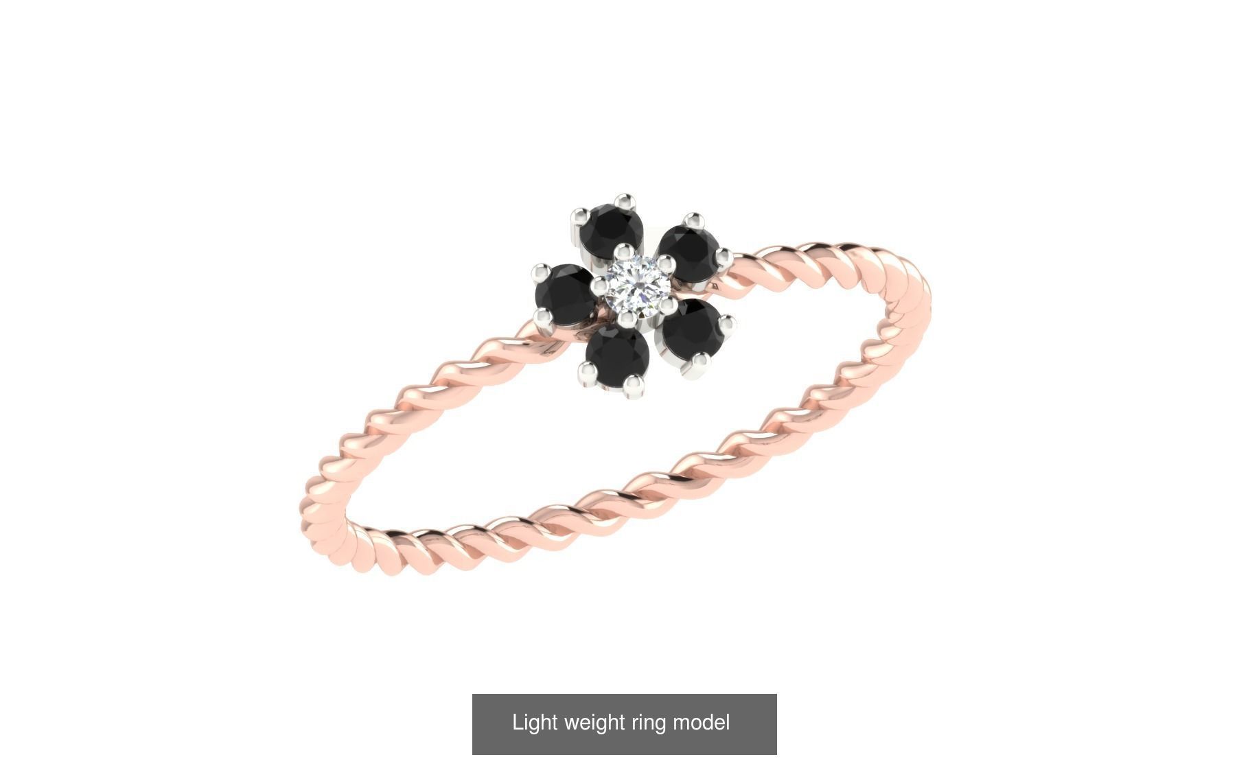 143 Light weight ring model  3D Model Collection_23