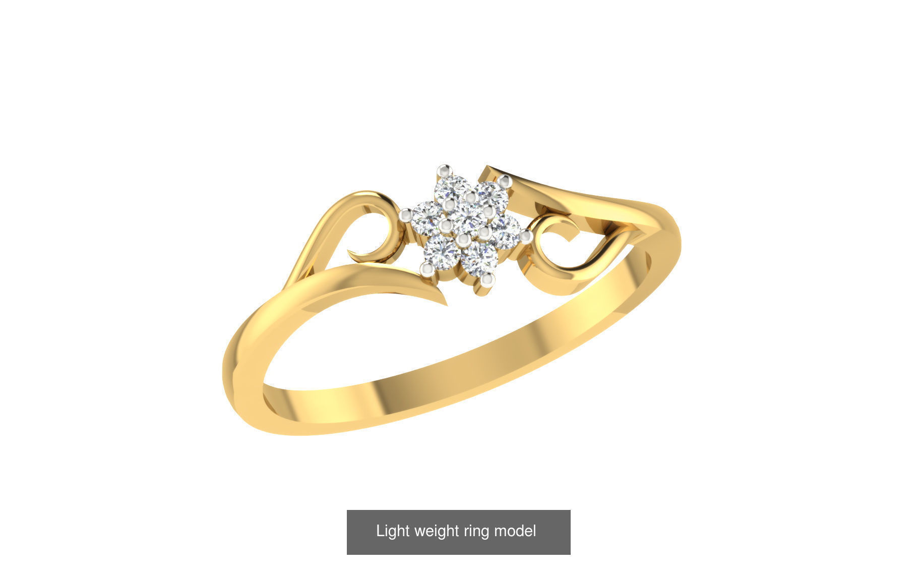 143 Light weight ring model  3D Model Collection_149