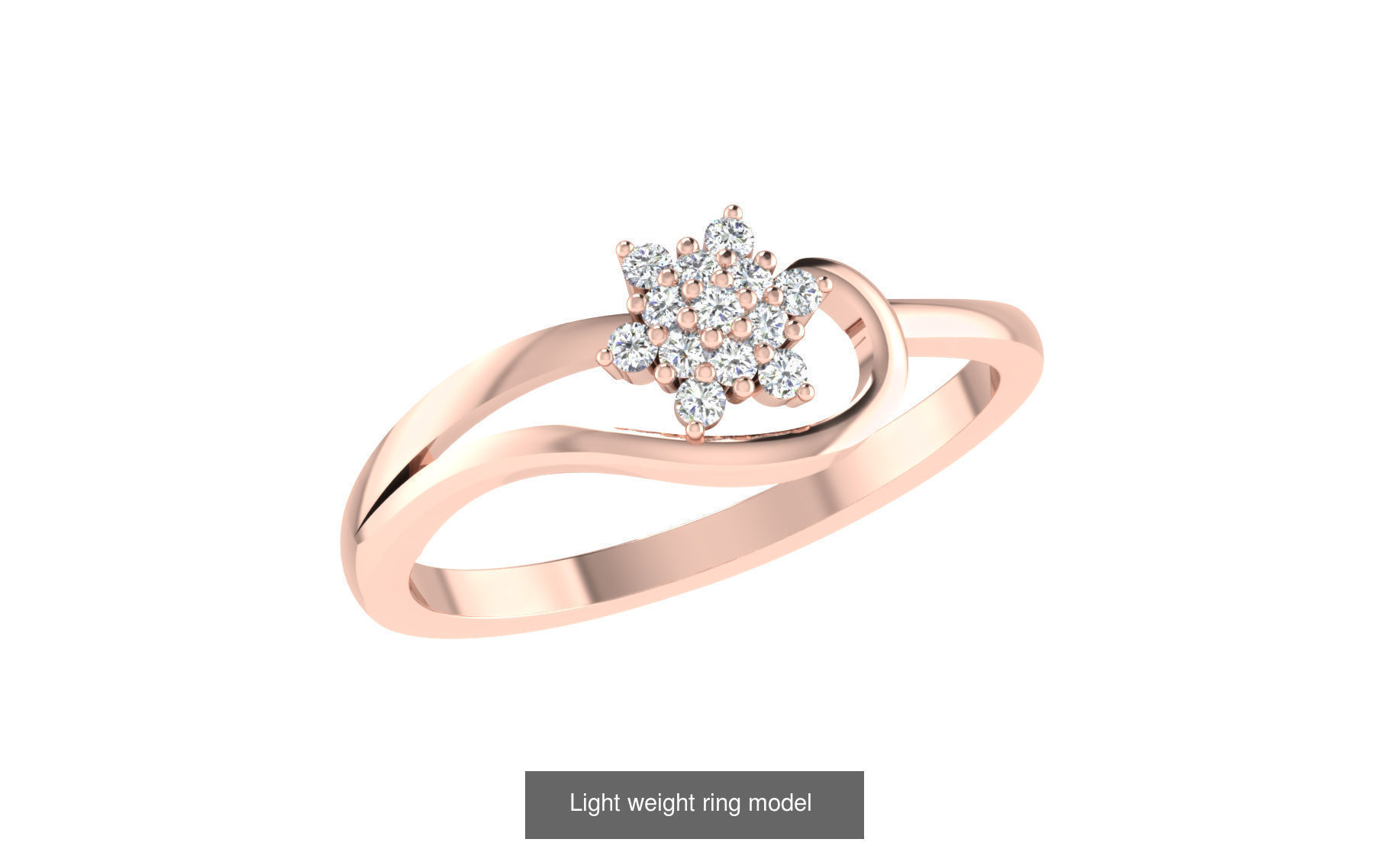 143 Light weight ring model  3D Model Collection_155