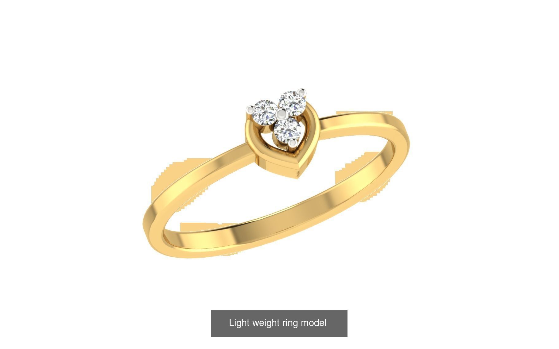 143 Light weight ring model  3D Model Collection_61