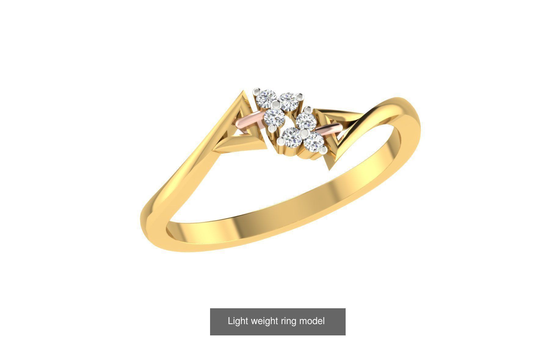 143 Light weight ring model  3D Model Collection_128