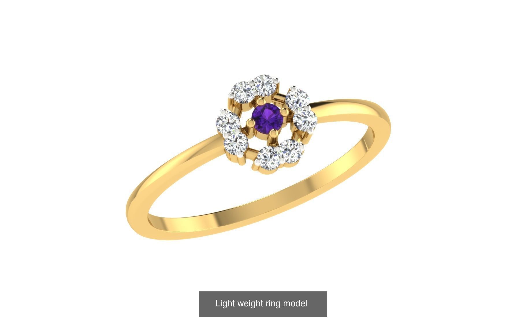 143 Light weight ring model  3D Model Collection_74