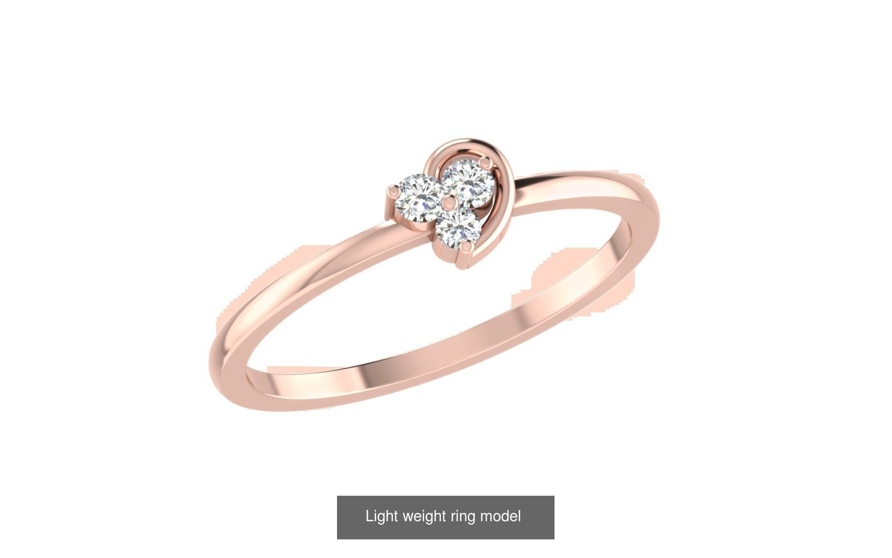 143 Light weight ring model  3D Model Collection_20