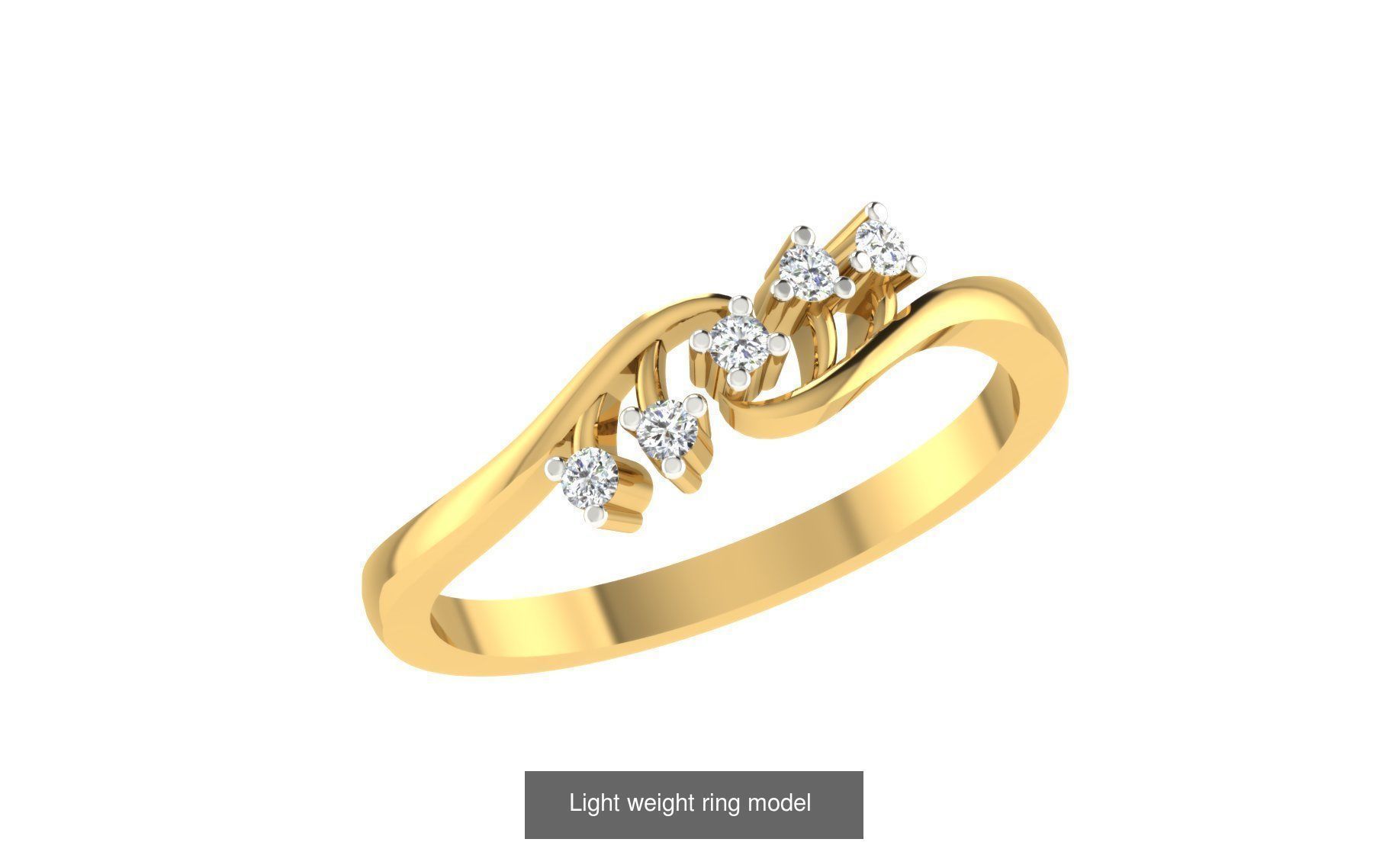 143 Light weight ring model  3D Model Collection_111
