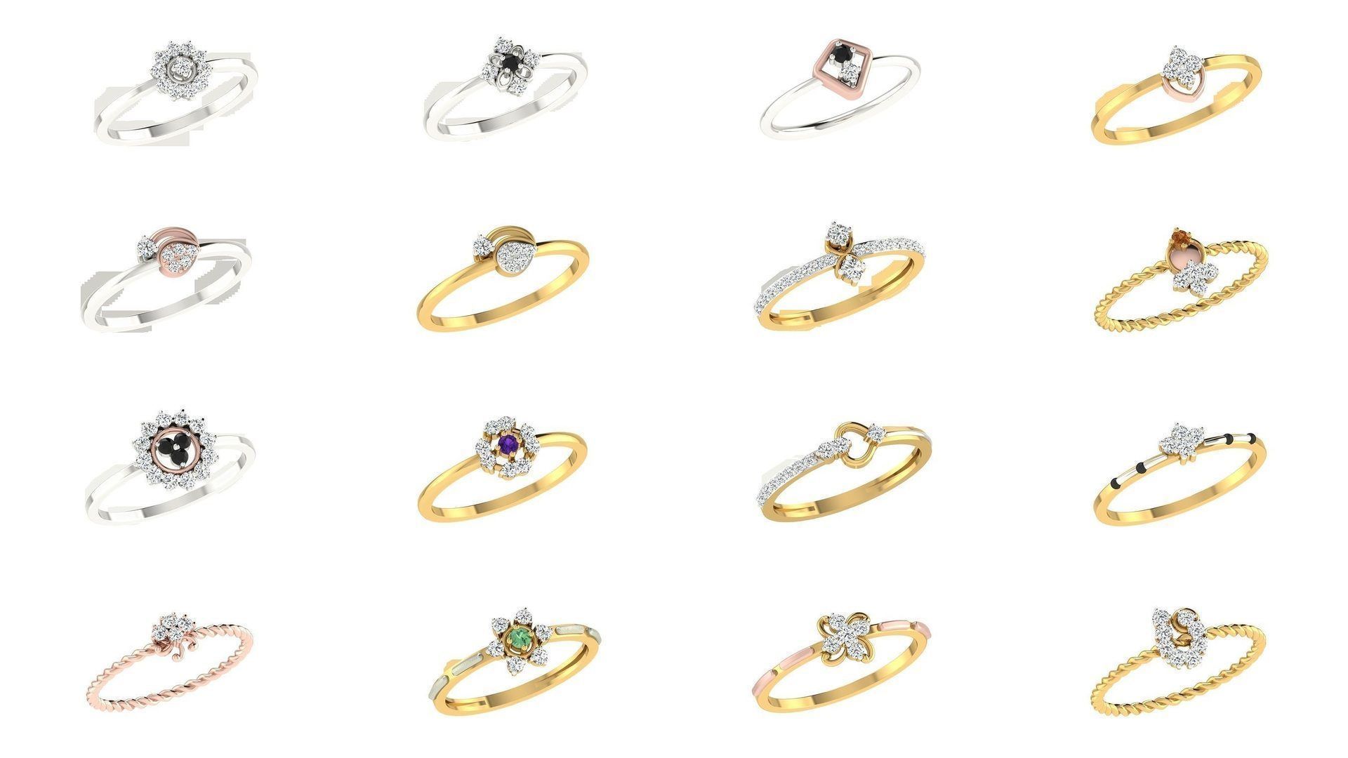 143 Light weight ring model  3D Model Collection_5