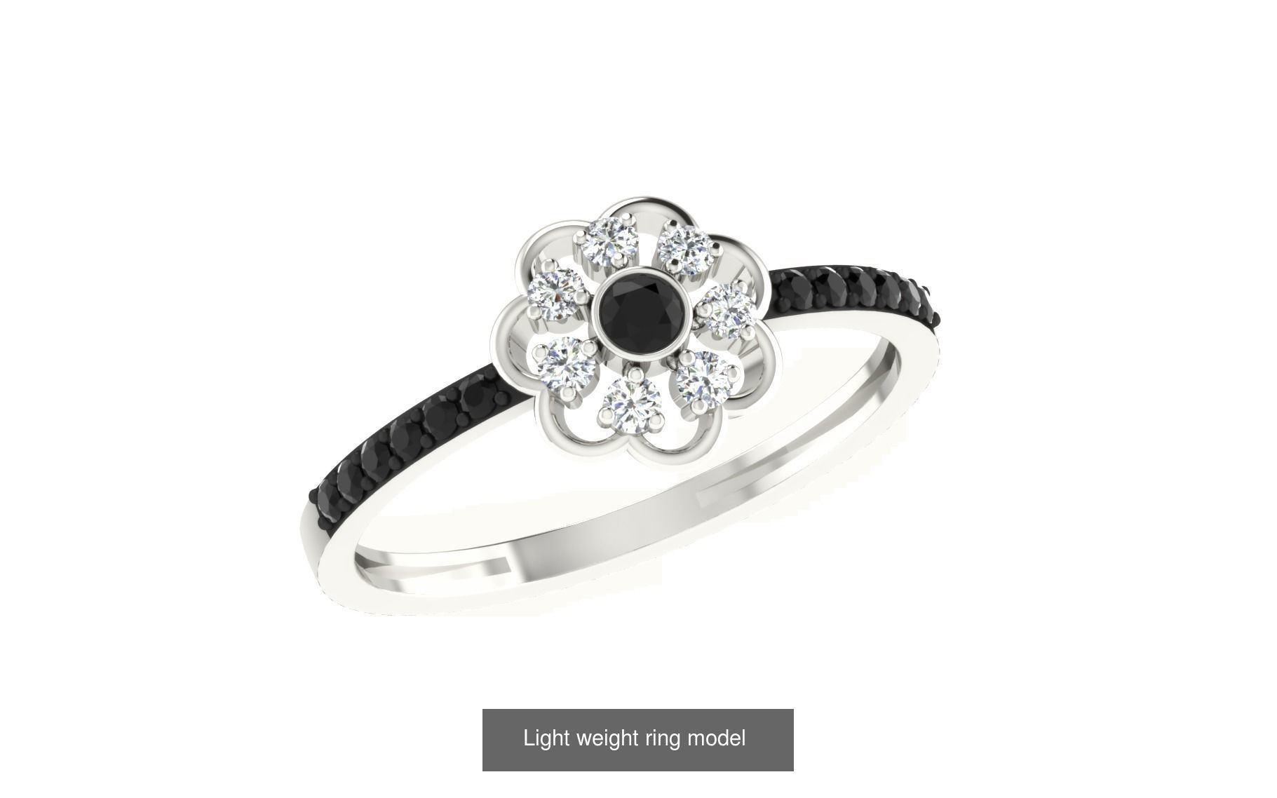 143 Light weight ring model  3D Model Collection_21