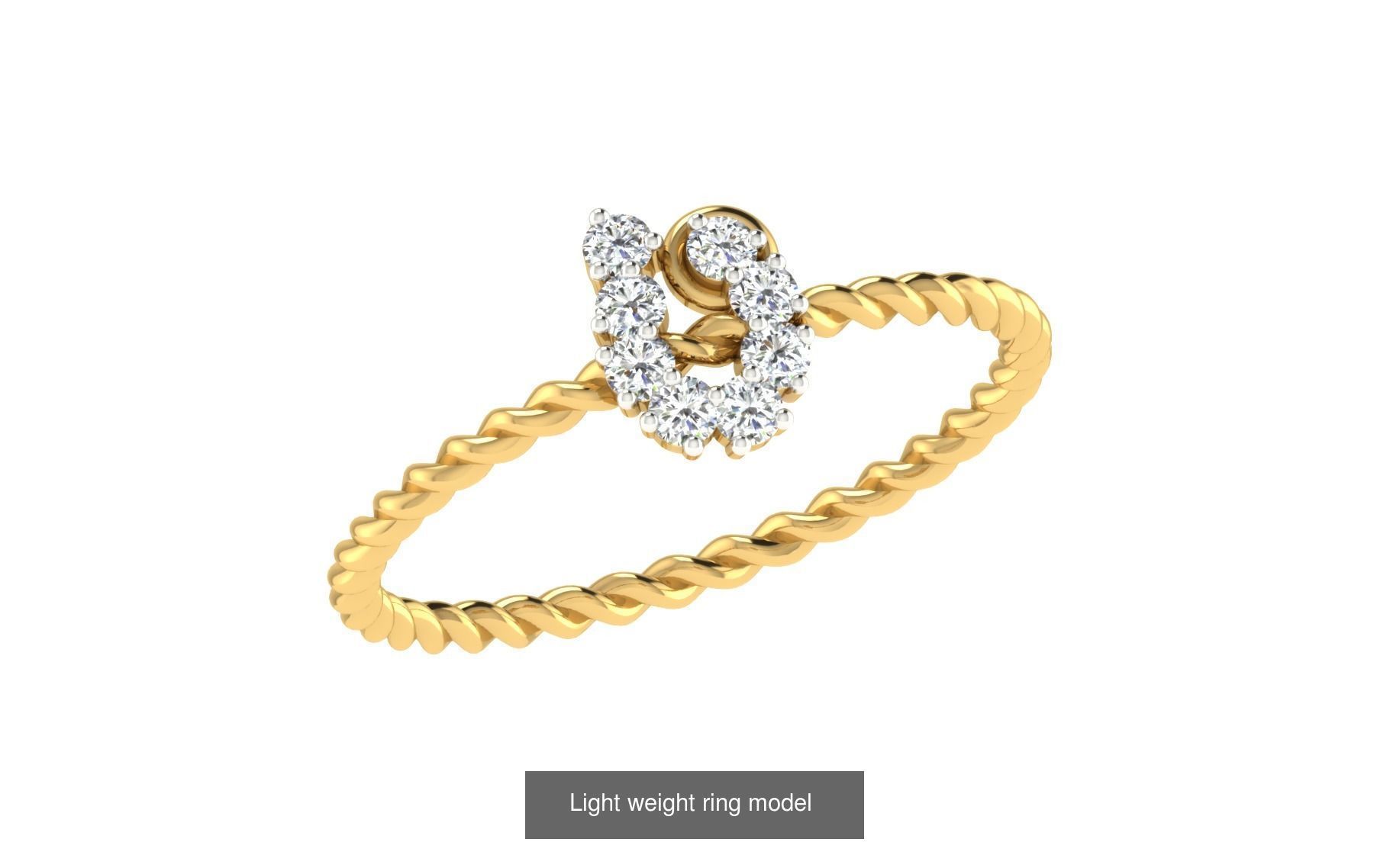 143 Light weight ring model  3D Model Collection_80