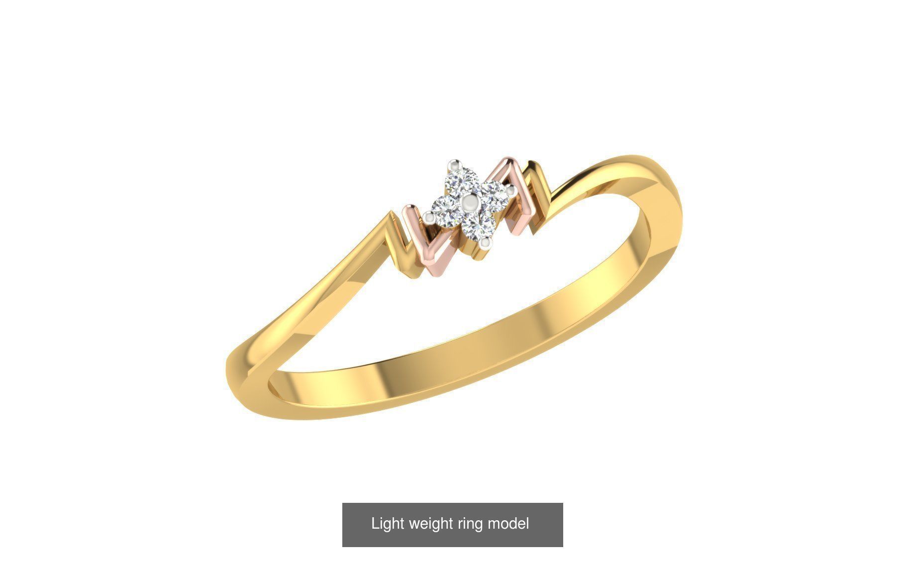 143 Light weight ring model  3D Model Collection_122