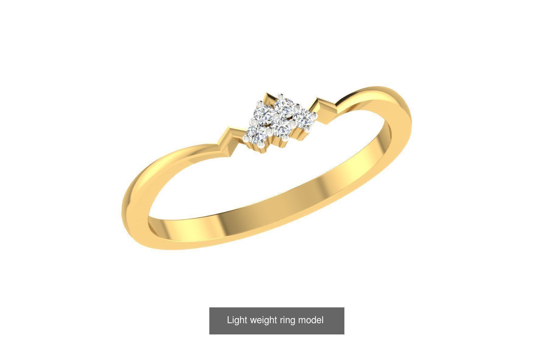 143 Light weight ring model  3D Model Collection_113