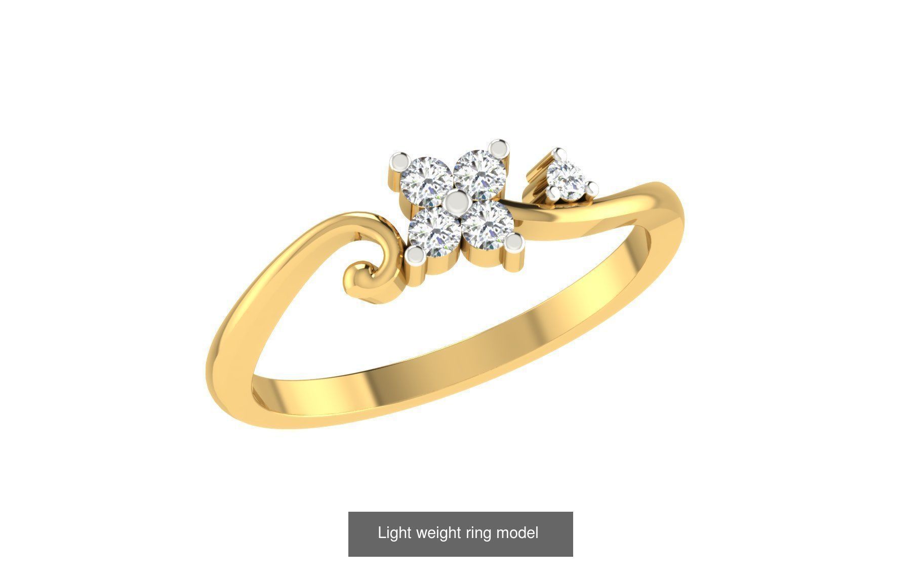 143 Light weight ring model  3D Model Collection_99