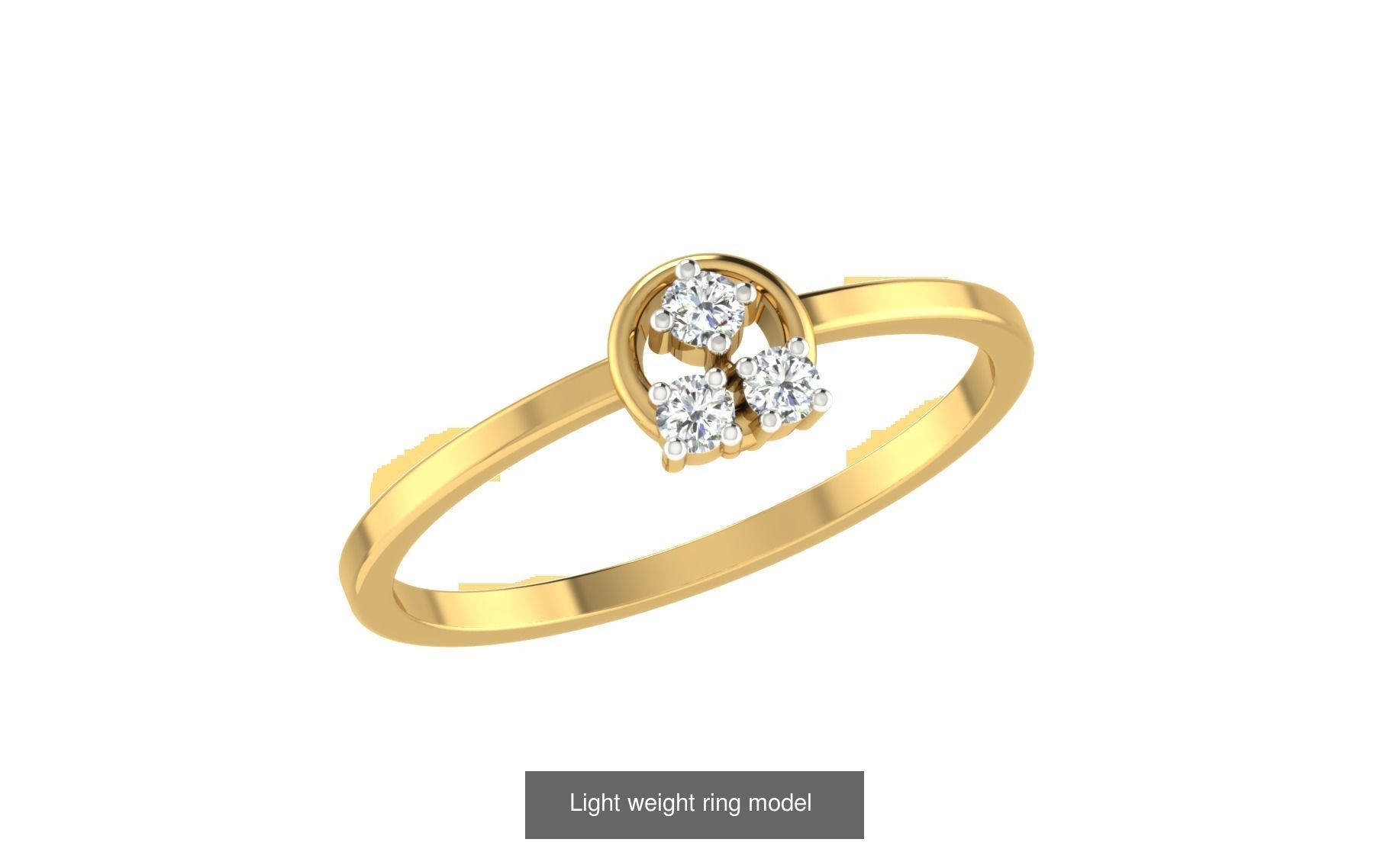 143 Light weight ring model  3D Model Collection_58