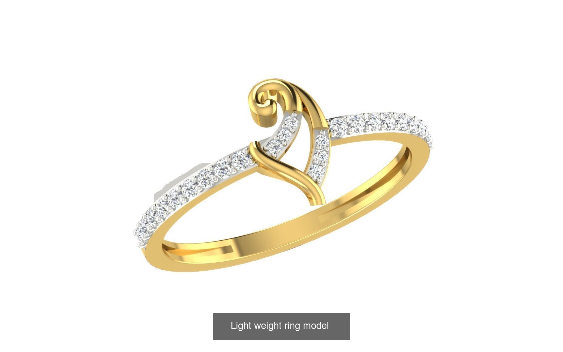 143 Light weight ring model  3D Model Collection_51