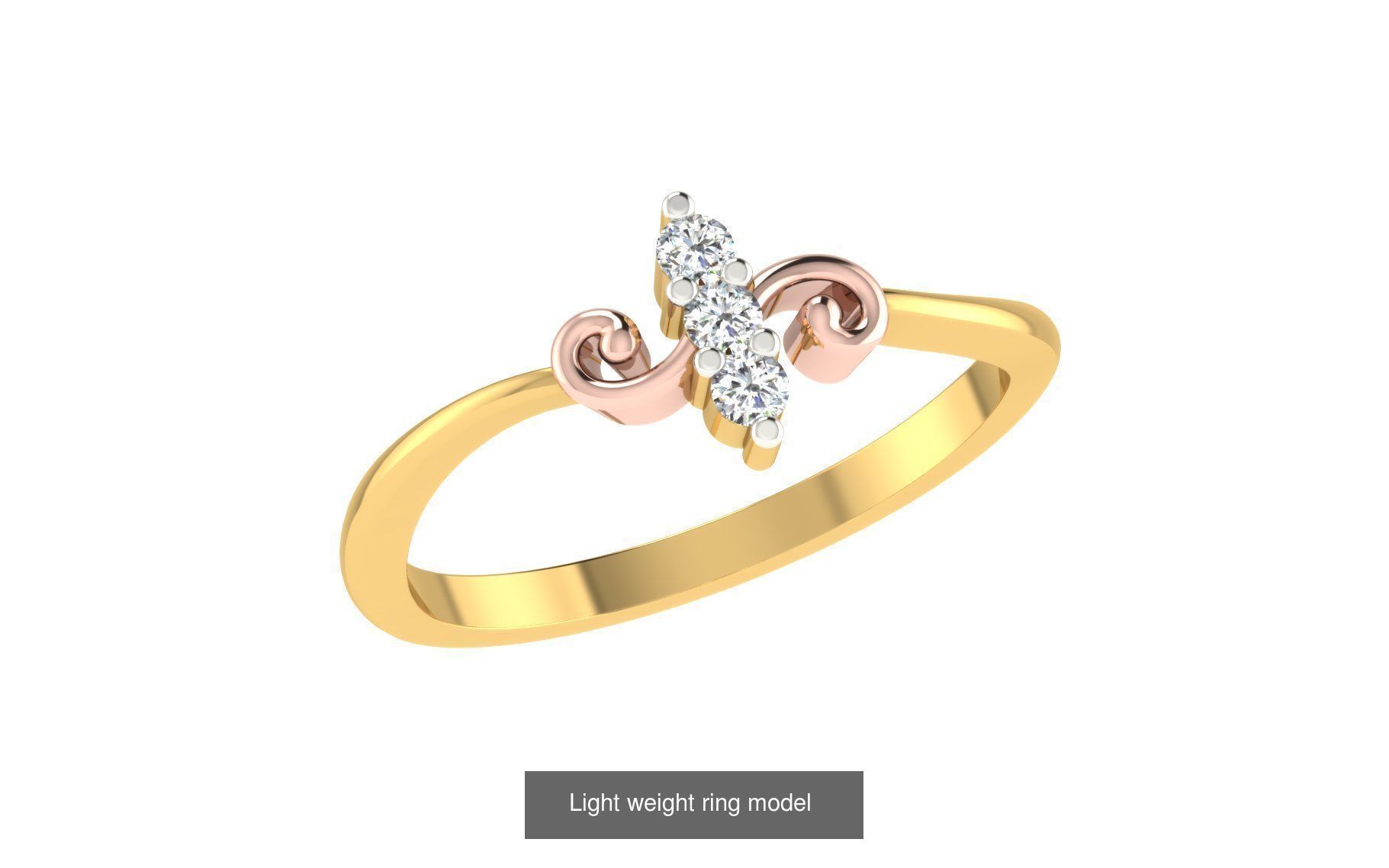 143 Light weight ring model  3D Model Collection_97