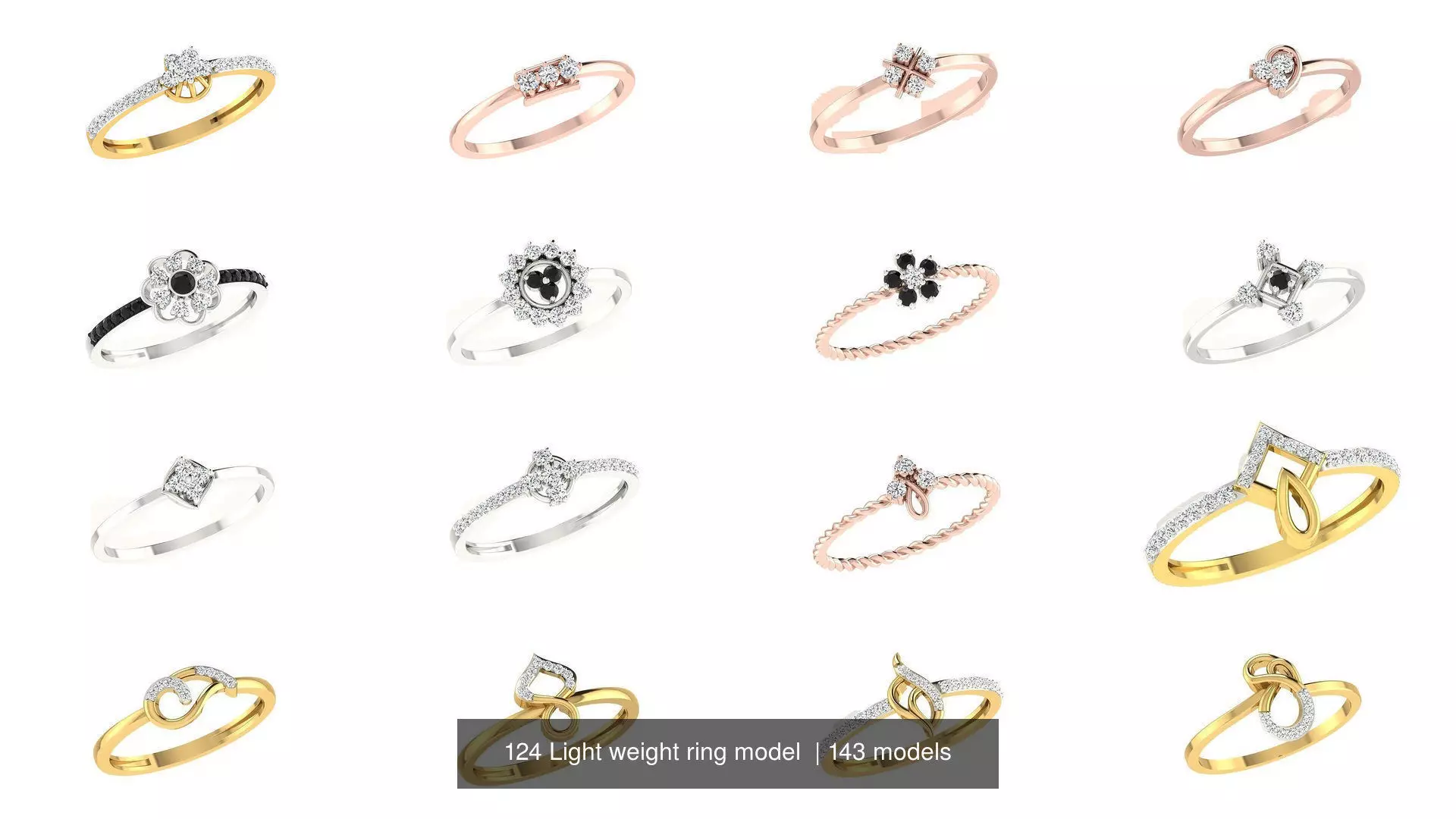 143 Light weight ring model  3D Model Collection_0