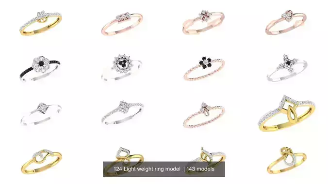 143 Light weight ring model 