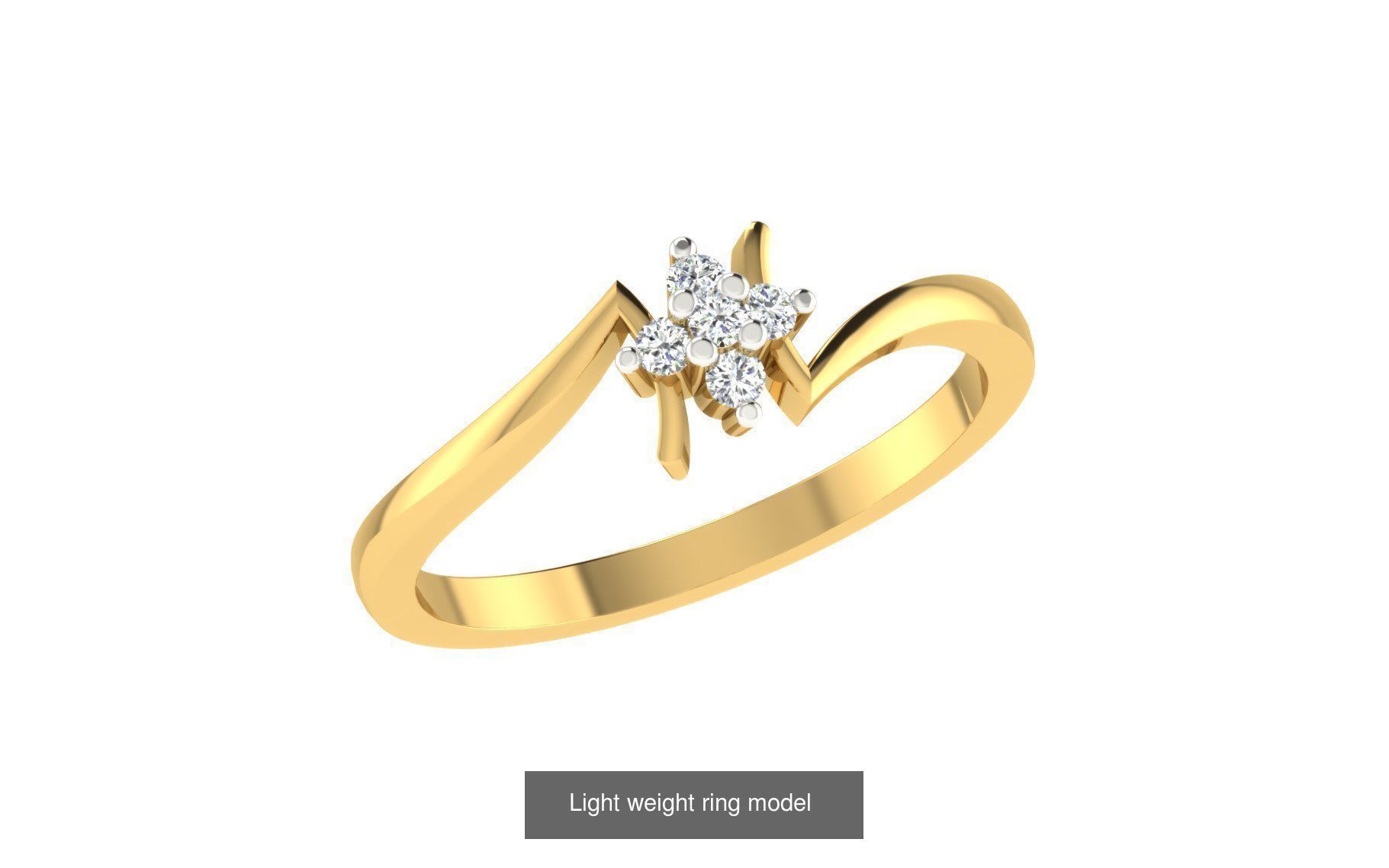 143 Light weight ring model  3D Model Collection_109