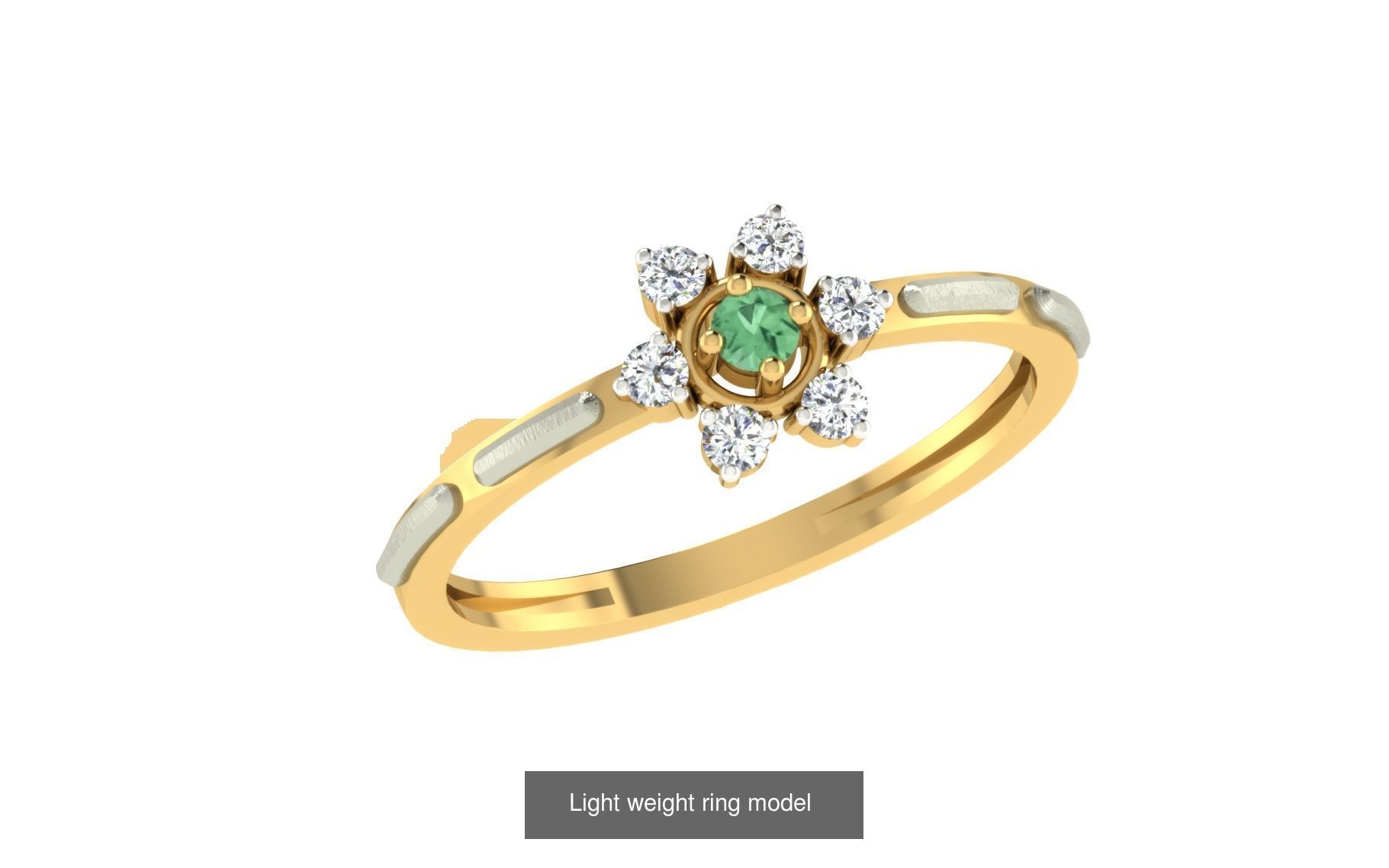 143 Light weight ring model  3D Model Collection_78