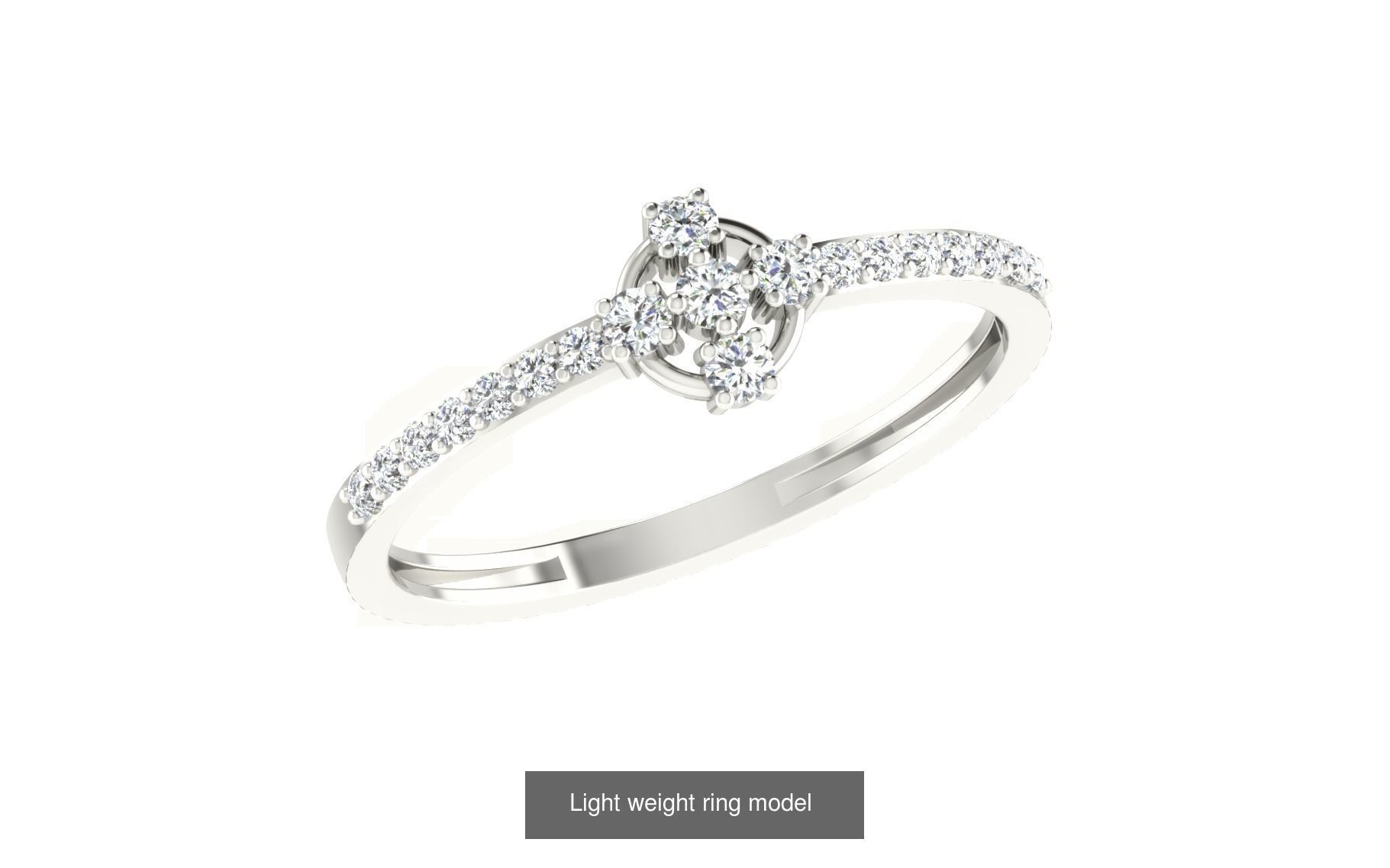 143 Light weight ring model  3D Model Collection_26