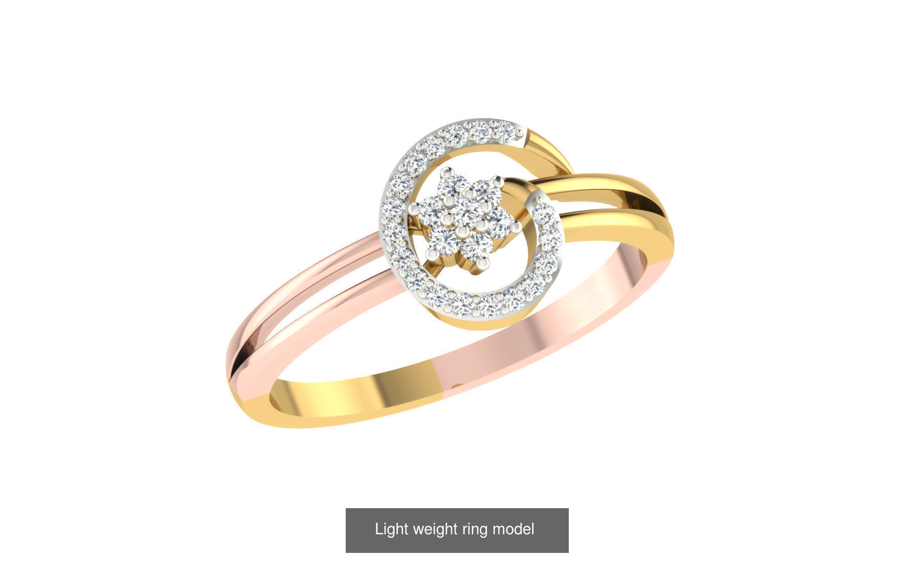 143 Light weight ring model  3D Model Collection_153