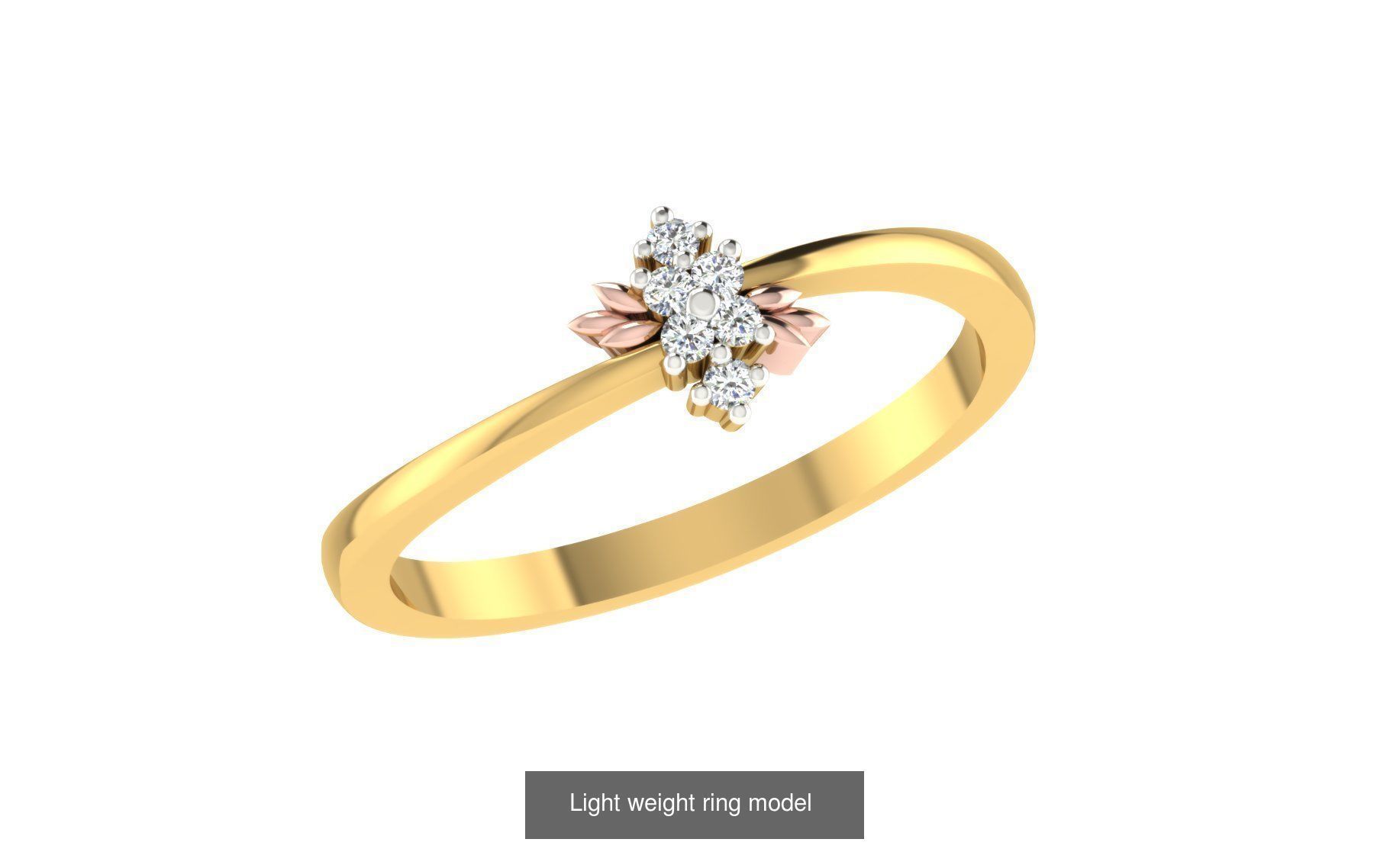 143 Light weight ring model  3D Model Collection_121