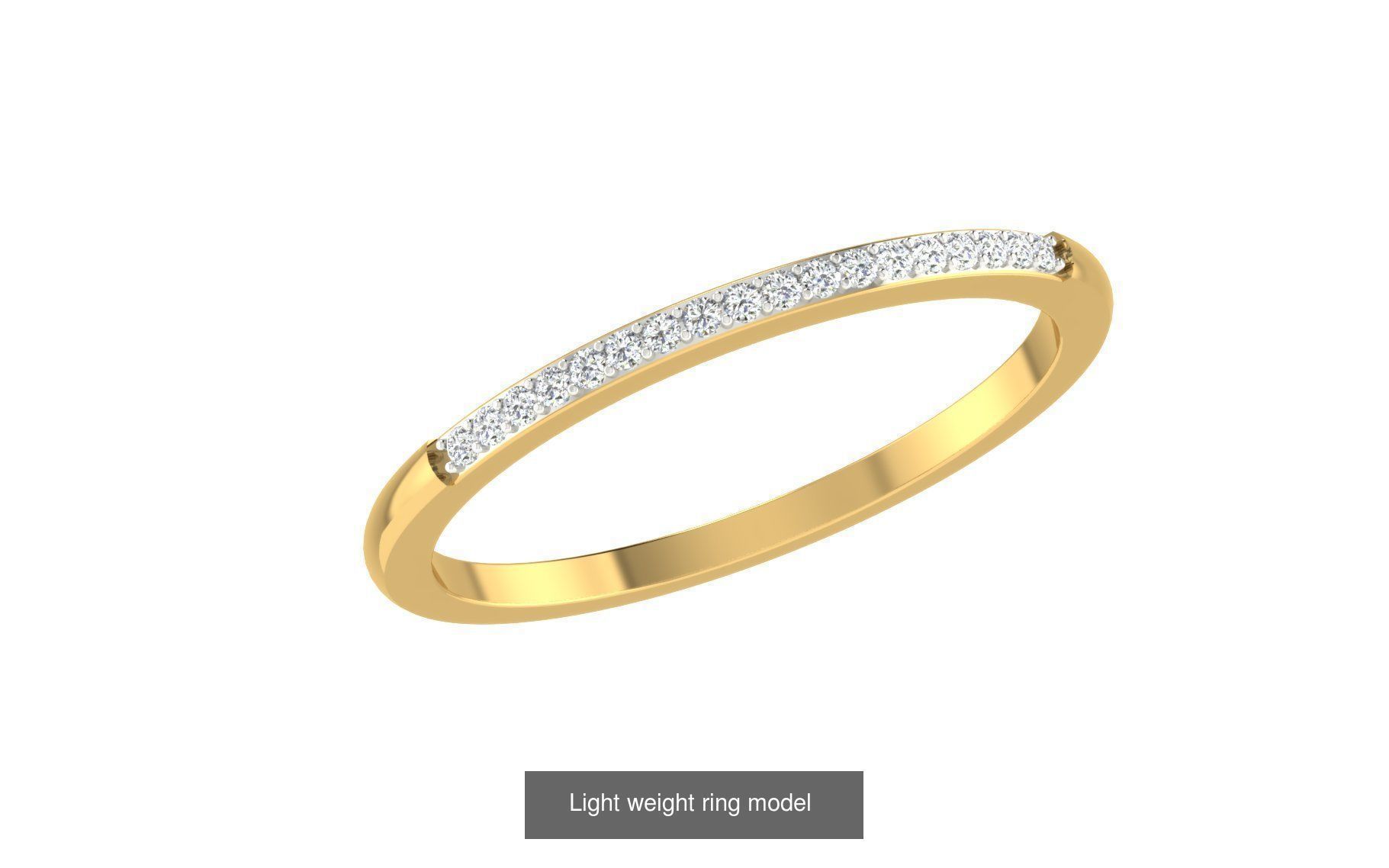 143 Light weight ring model  3D Model Collection_112