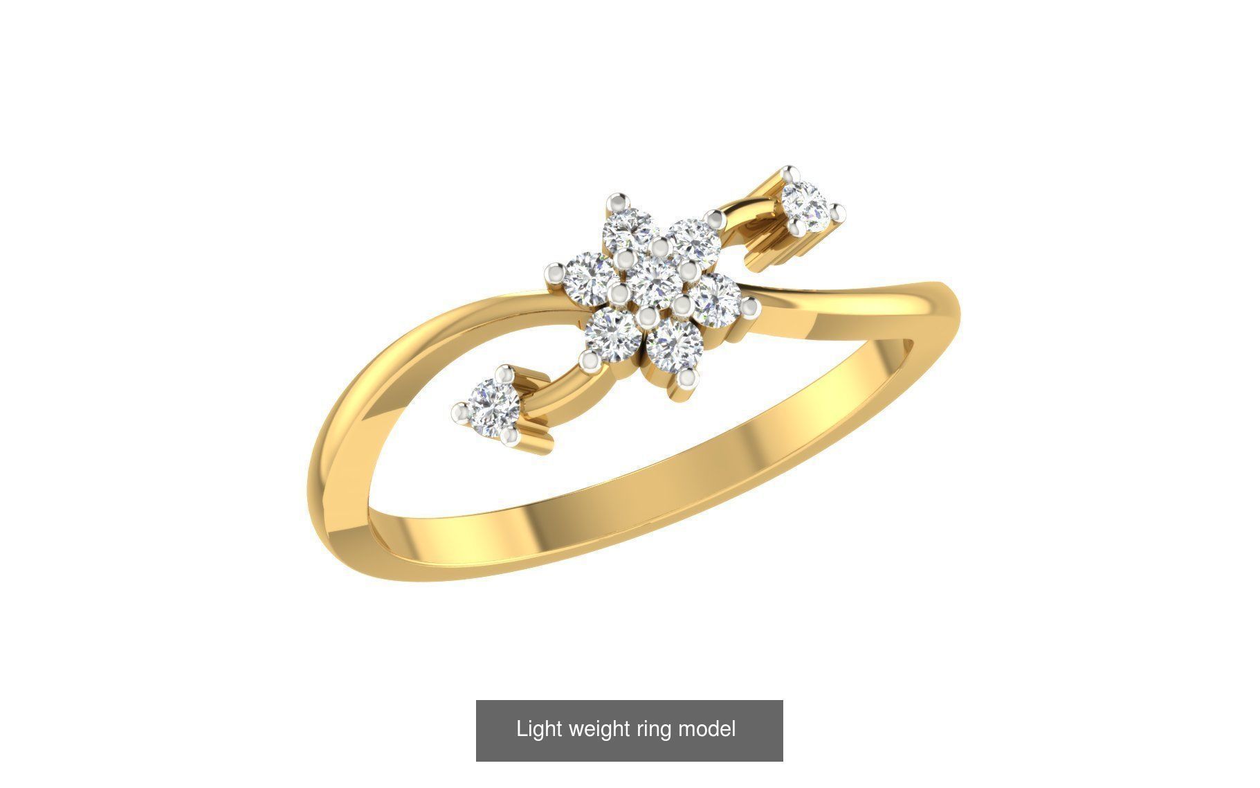 143 Light weight ring model  3D Model Collection_88