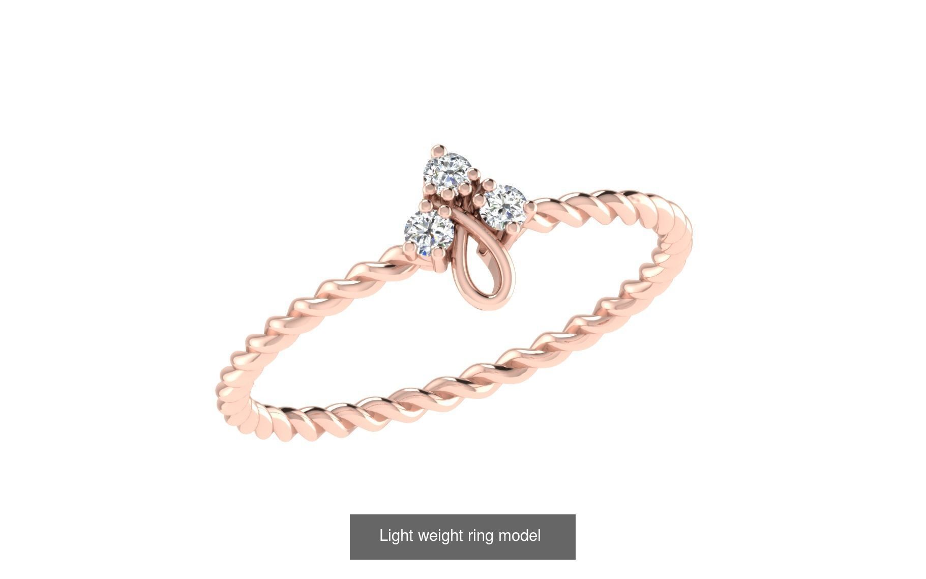 143 Light weight ring model  3D Model Collection_27