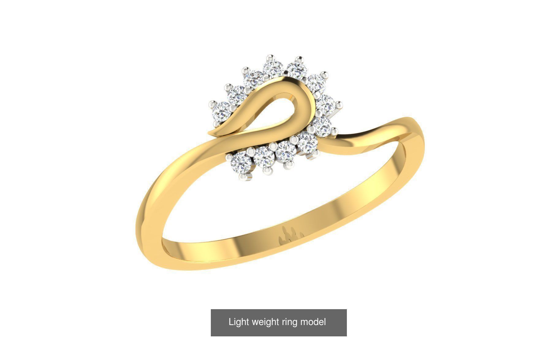 143 Light weight ring model  3D Model Collection_139